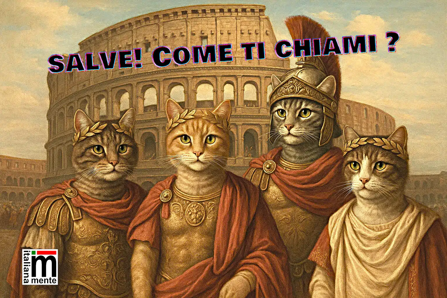 nombres de gato en italia