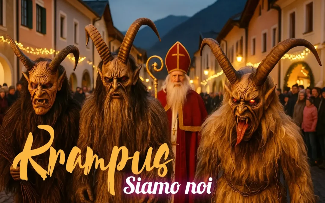 Krampus, una tradición alpina italiana.