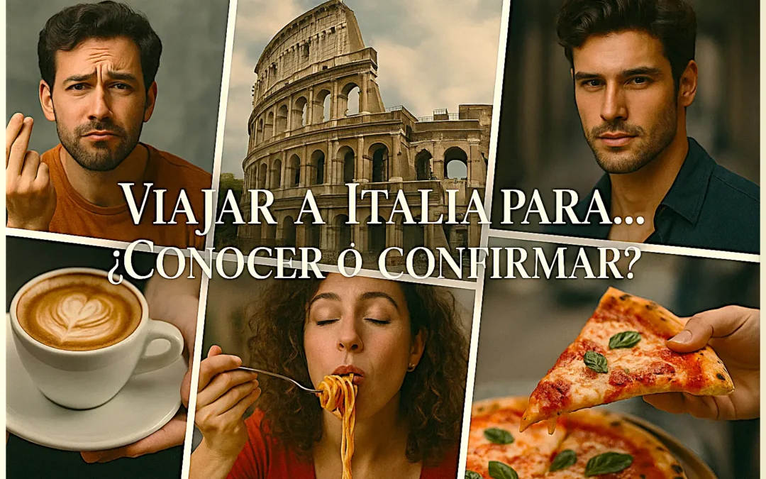 Viajar a Italia para… ¿Conocer o Confirmar?