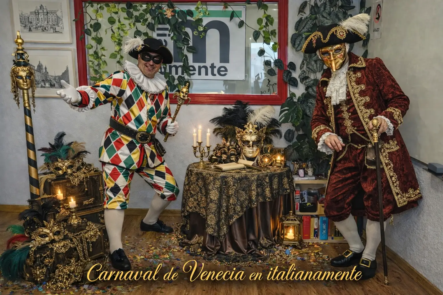 Carnaval de Venecia en italianamente Carnaval de Venecia en italianamente