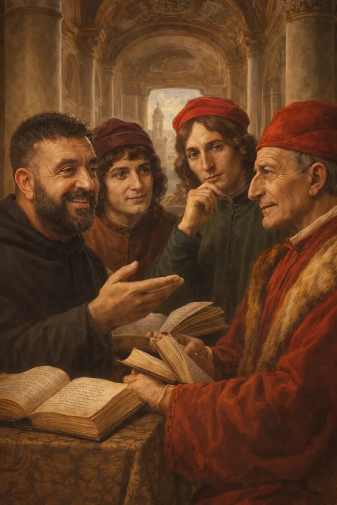Conversación renacentista en Palazzo Vecchio